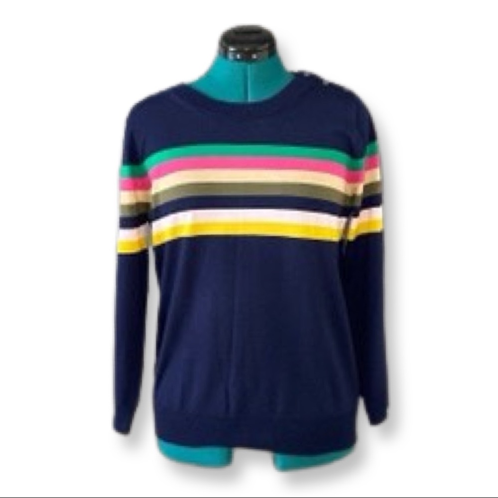 NWT J Crew Tippi Sweater button shoulder